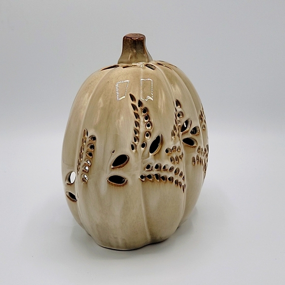 Fall Pumpkin Votive Lantern Decor - Picture 2 of 9